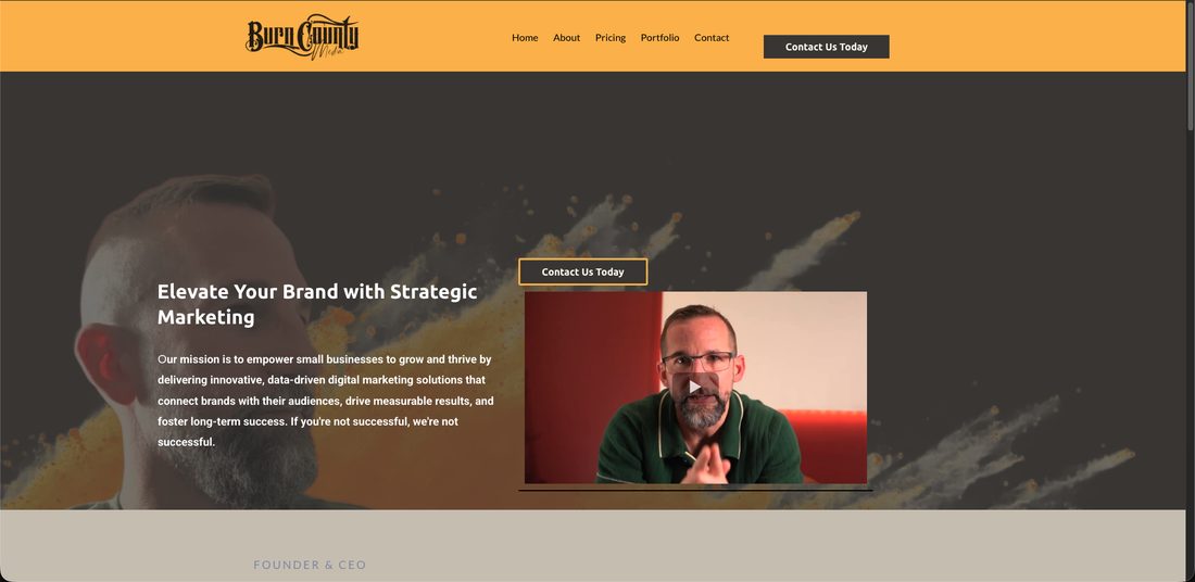 burncountymedia.com before the rebuild